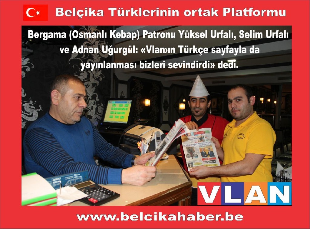 BRÜKSEL'DE BULUNAN EMİRDAĞ HEYETİ TÜRKÇE SAYFALI VLANI TEBRİK ETTİLER