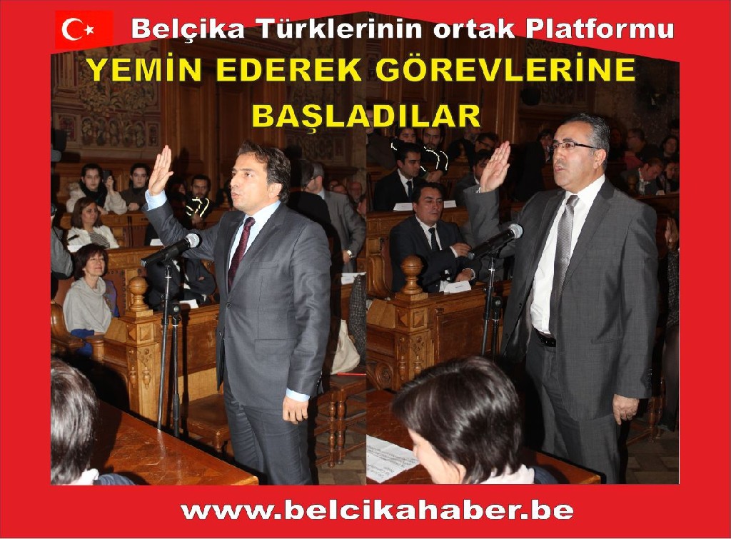 SCHAERBEEK'DE YEMİN COŞKUSU YAŞANDI