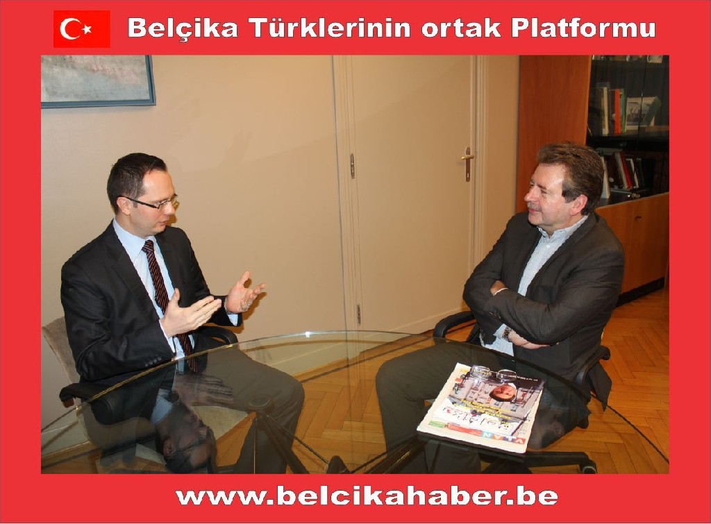 BAŞKONSOLOS ULUSOY'DAN SCHAERBEEK VE EVERE BELEDİYE BAŞKANLARINA NEZAKET ZİYARETİ