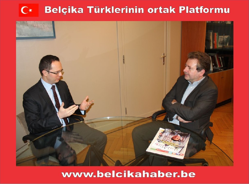 BAŞKONSOLOS ULUSOY'DAN SCHAERBEEK VE EVERE BELEDİYE BAŞKANLARINA NEZAKET ZİYARETİ