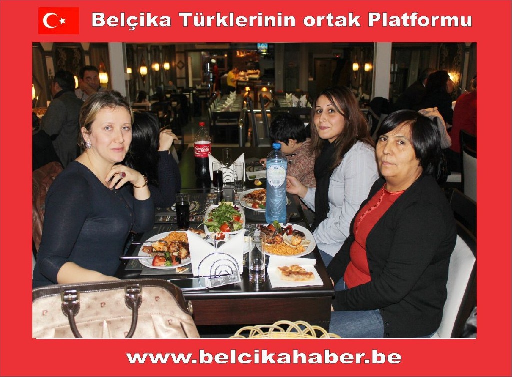 EYAD BELÇİKA HEYETİ ONURUNA BİR YEMEK VERDİ