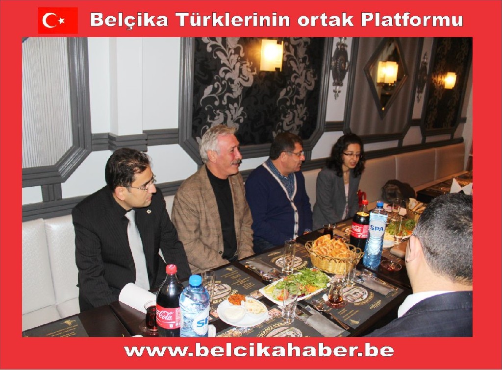 EYAD BELÇİKA HEYETİ ONURUNA BİR YEMEK VERDİ