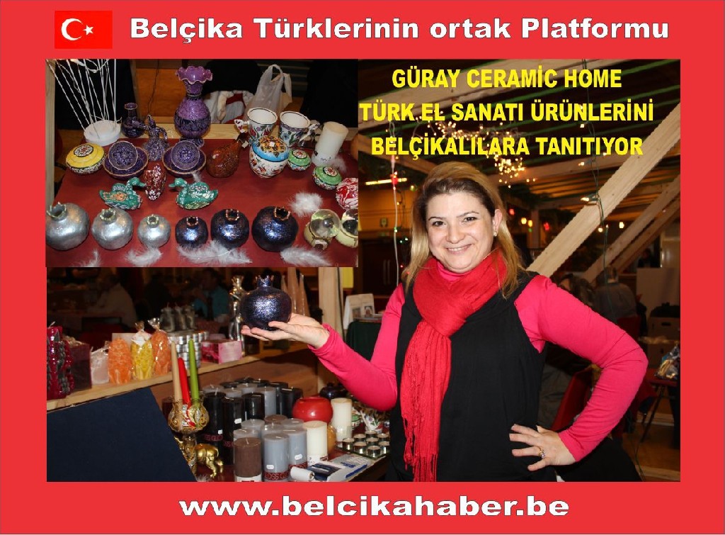 GÜRAY SERAMİC HOME MELLE'DE TÜRK EL SANATI ÜRÜNLERİNİ TANITTI