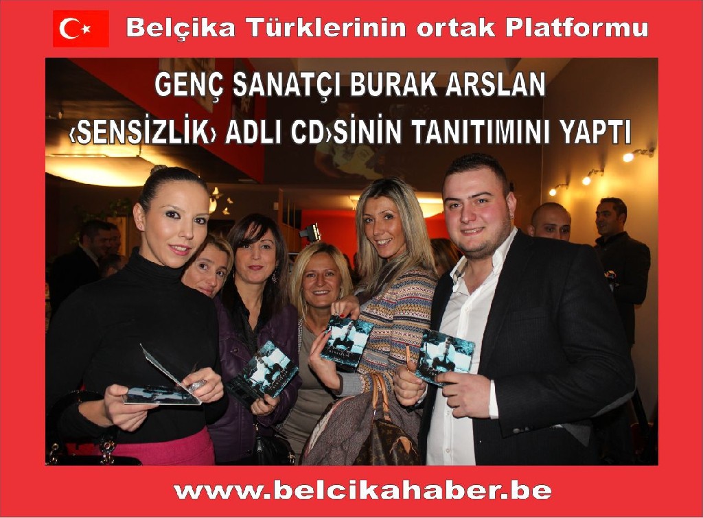 GENÇ SANATÇI BURAK ARSLAN 'SENSİZLİK' ADLI CD'SİNİ TANITTI