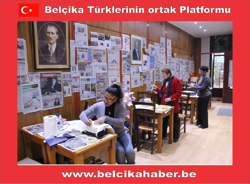 BELÇİKA TÜRK KADINLAR BİRLİĞİ KURSİYERLERİ YEMEKTE BULUŞtU