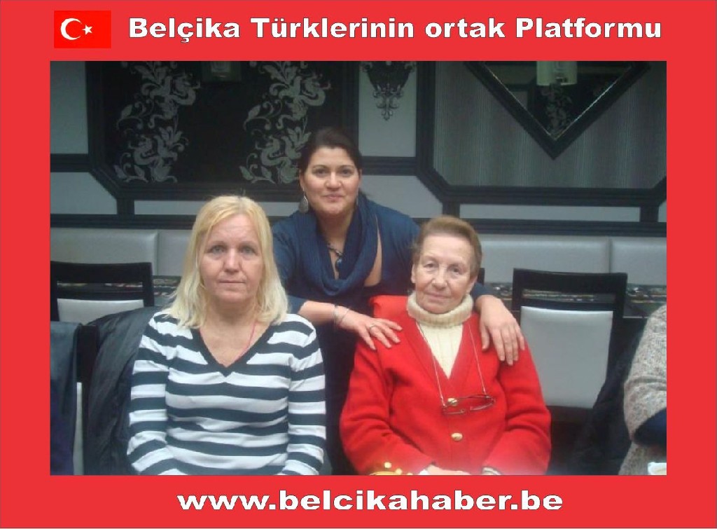 BELÇİKA TÜRK KADINLAR BİRLİĞİ KURSİYERLERİ YEMEKTE BULUŞtU