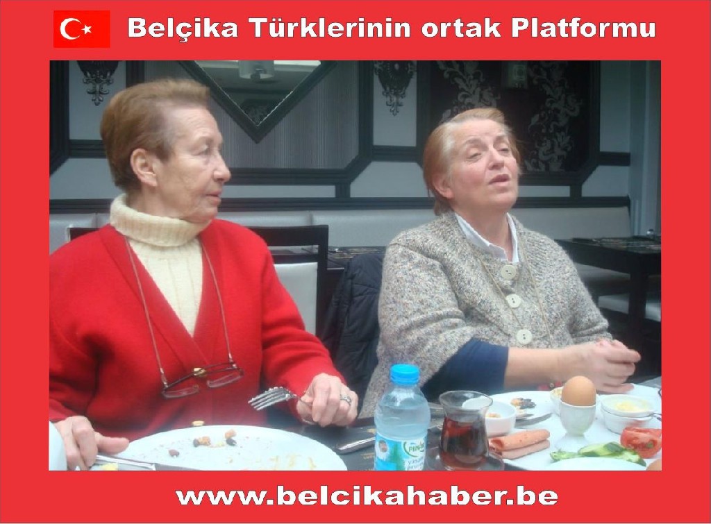 BELÇİKA TÜRK KADINLAR BİRLİĞİ KURSİYERLERİ YEMEKTE BULUŞtU