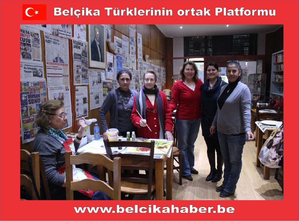 BELÇİKA TÜRK KADINLAR BİRLİĞİ KURSİYERLERİ YEMEKTE BULUŞtU