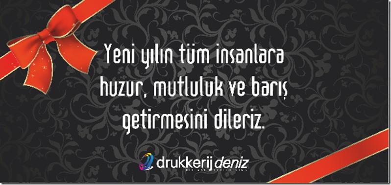 YENİ YILINIZ KUTLU OLSUN. HOŞGELDİN 2013