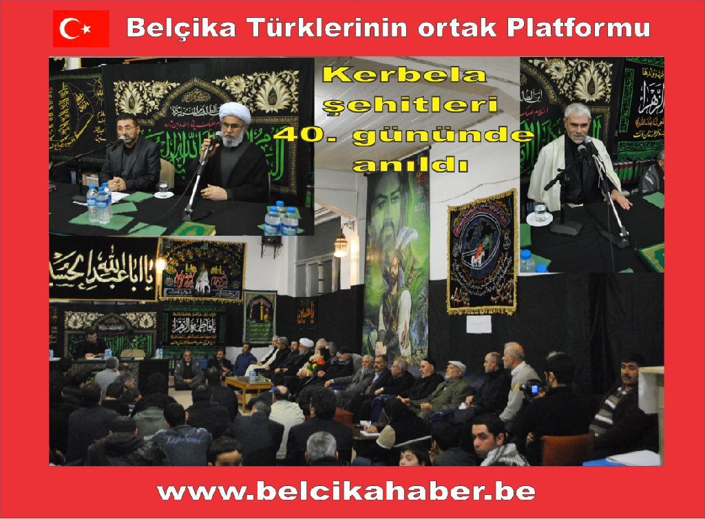 İMAM HÜSEYİN VE KERBELA ŞEHİTLERİNİN ERBAİN GÜNÜ ANILDI