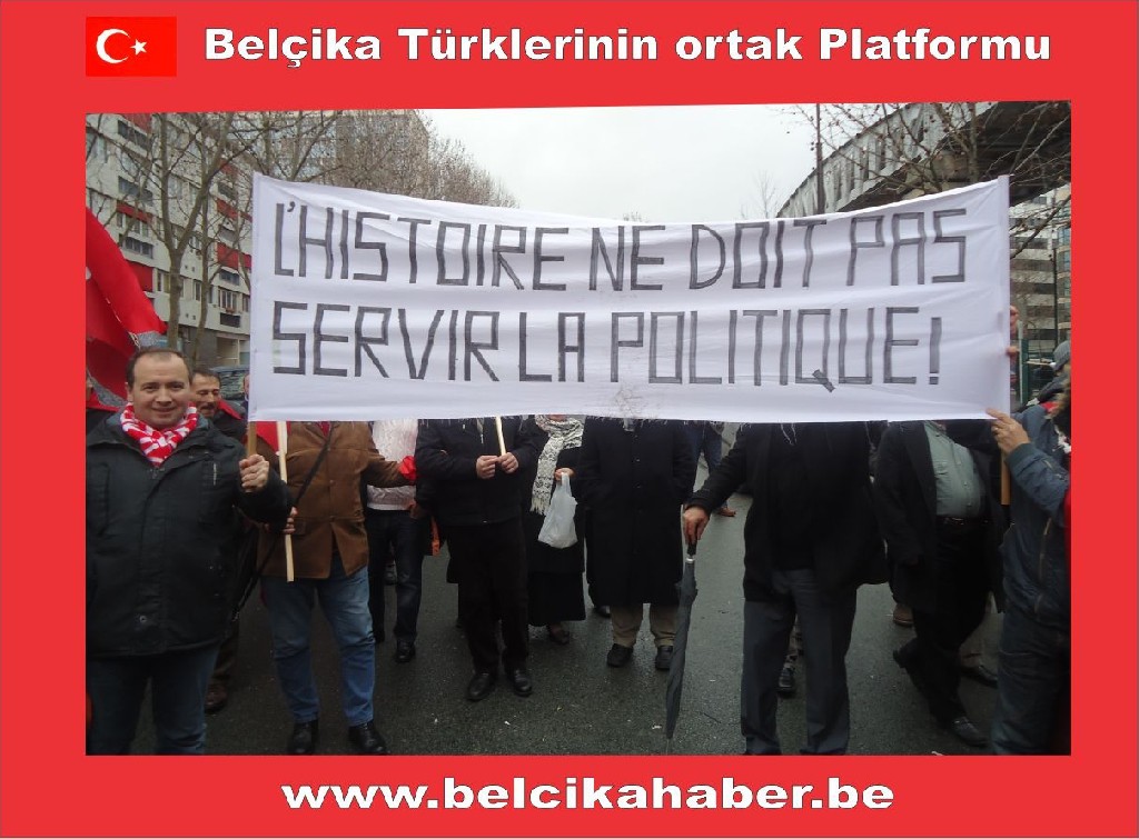 BELÇİKALI TÜRKLERDE PARİSTEKİ PROTESTODAYDI