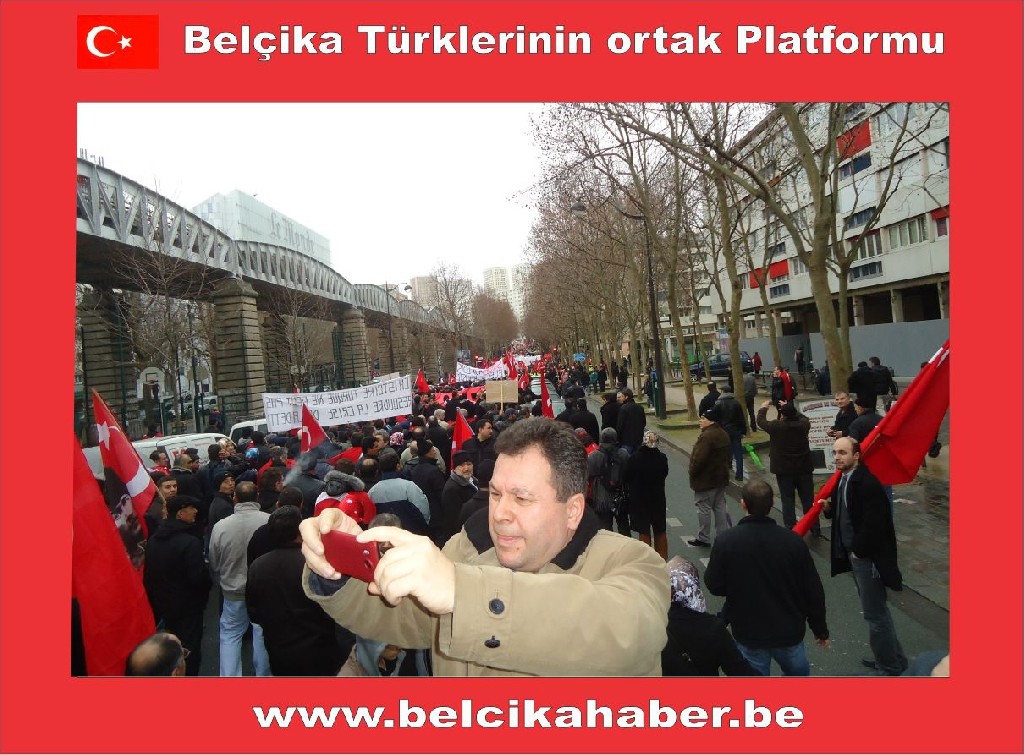 BELÇİKALI TÜRKLERDE PARİSTEKİ PROTESTODAYDI