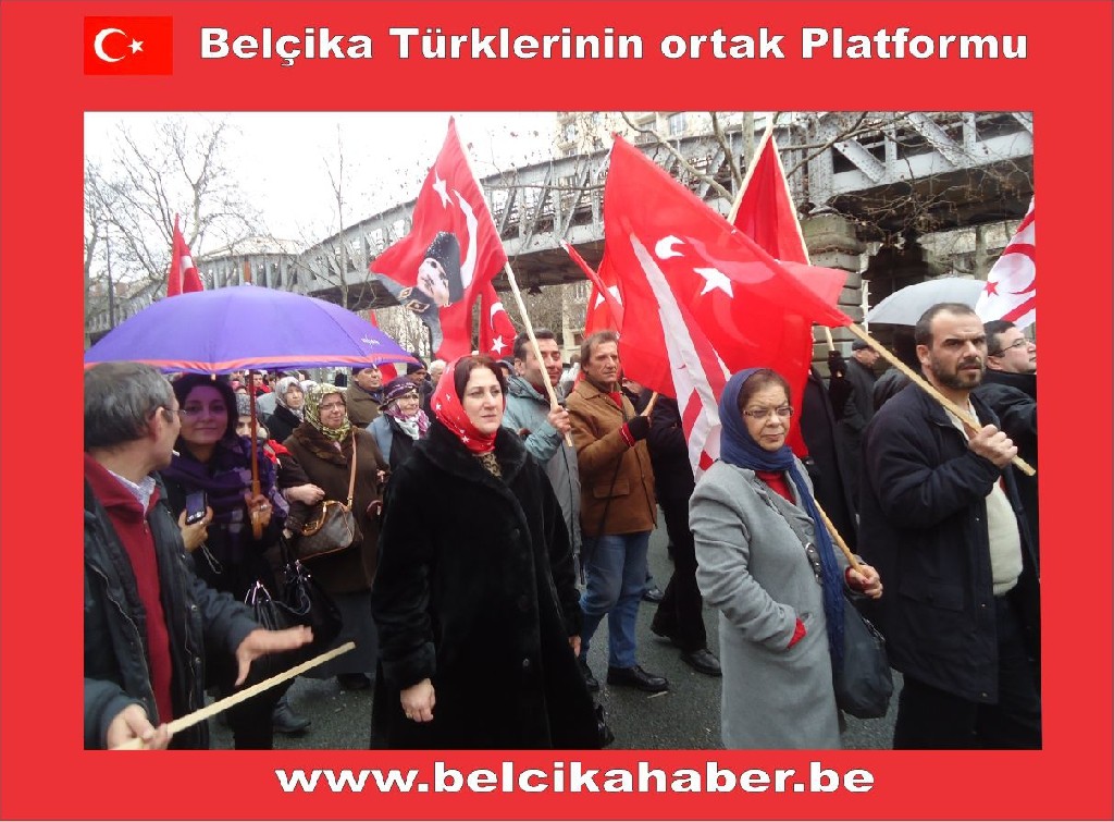 BELÇİKALI TÜRKLERDE PARİSTEKİ PROTESTODAYDI