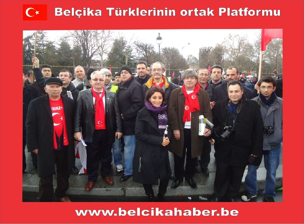 BELÇİKALI TÜRKLERDE PARİSTEKİ PROTESTODAYDI