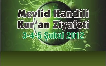 Diyanet Vakfı Mevlid Kandili ve Kur'an Ziyafeti Programları Düzenleniyor