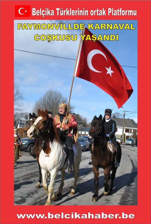 BELÇİKA FAYMONVILLE TÜRK KARNAVALINDA COŞKU VARDI