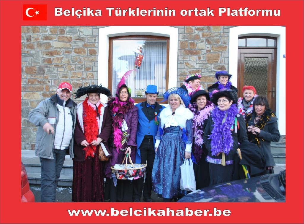 BELÇİKA FAYMONVILLE TÜRK KARNAVALINDA COŞKU VARDI
