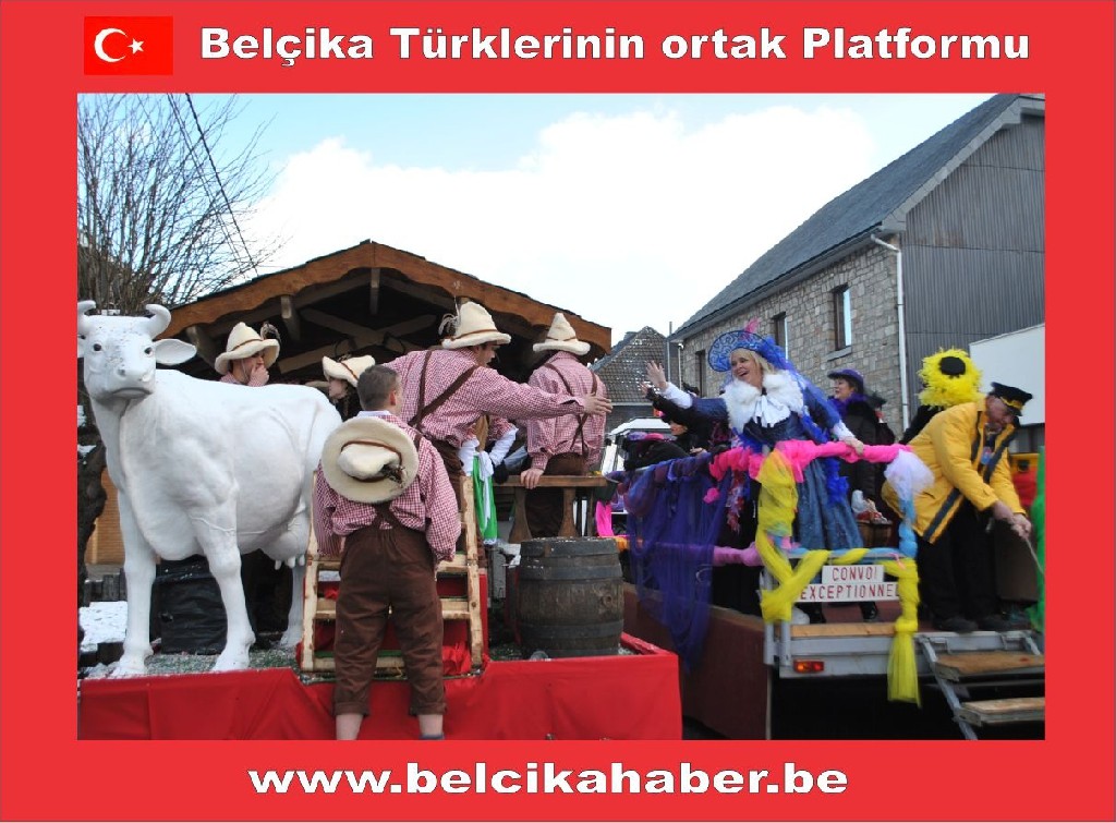 BELÇİKA FAYMONVILLE TÜRK KARNAVALINDA COŞKU VARDI