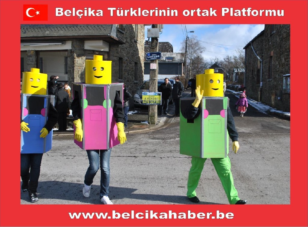 BELÇİKA FAYMONVILLE TÜRK KARNAVALINDA COŞKU VARDI