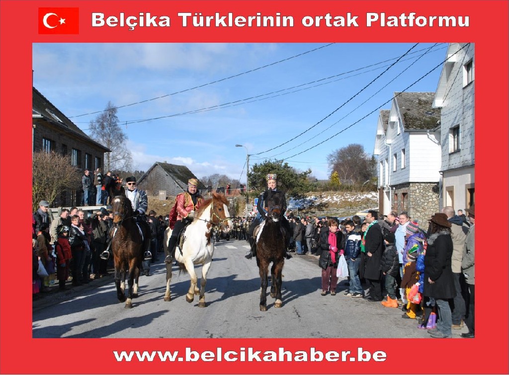 BELÇİKA FAYMONVILLE TÜRK KARNAVALINDA COŞKU VARDI