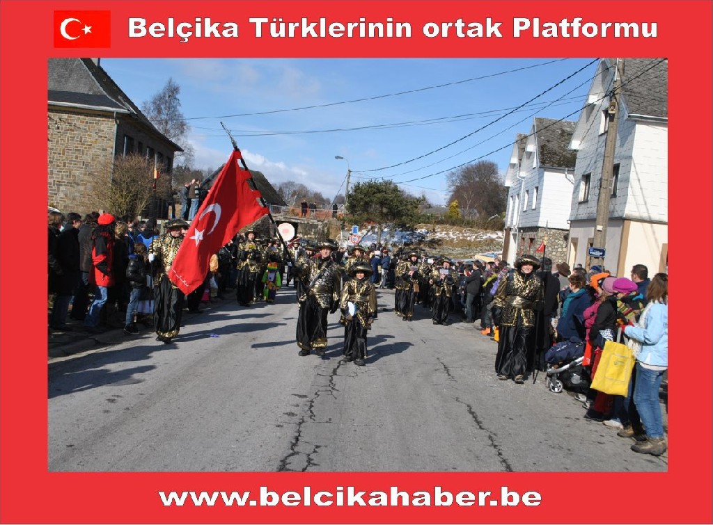 BELÇİKA FAYMONVILLE TÜRK KARNAVALINDA COŞKU VARDI
