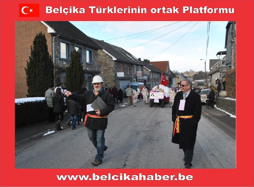 BELÇİKA FAYMONVILLE TÜRK KARNAVALINDA COŞKU VARDI