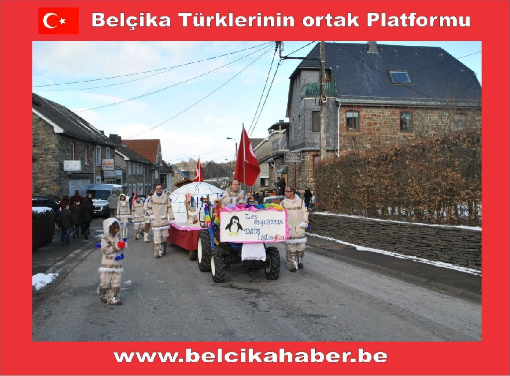 BELÇİKA FAYMONVILLE TÜRK KARNAVALINDA COŞKU VARDI