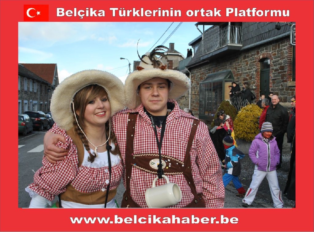 BELÇİKA FAYMONVILLE TÜRK KARNAVALINDA COŞKU VARDI