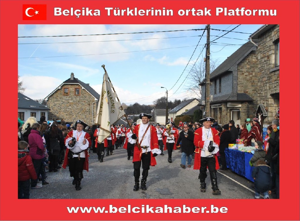 BELÇİKA FAYMONVILLE TÜRK KARNAVALINDA COŞKU VARDI