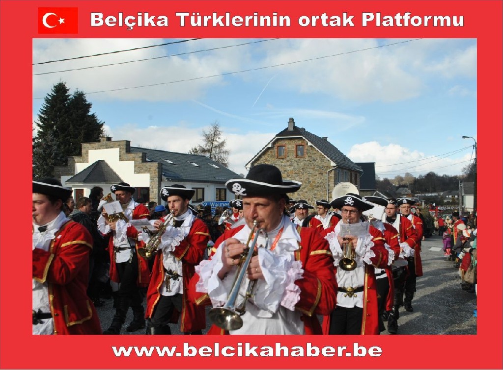 BELÇİKA FAYMONVILLE TÜRK KARNAVALINDA COŞKU VARDI