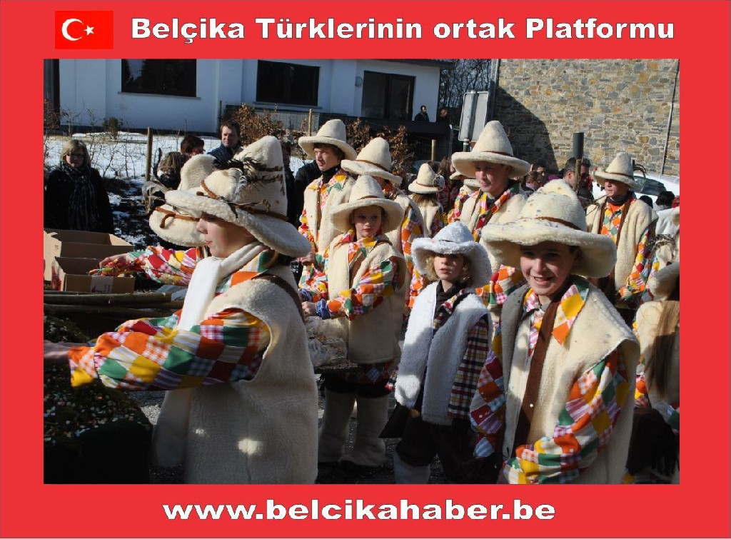 BELÇİKA FAYMONVILLE TÜRK KARNAVALINDA COŞKU VARDI