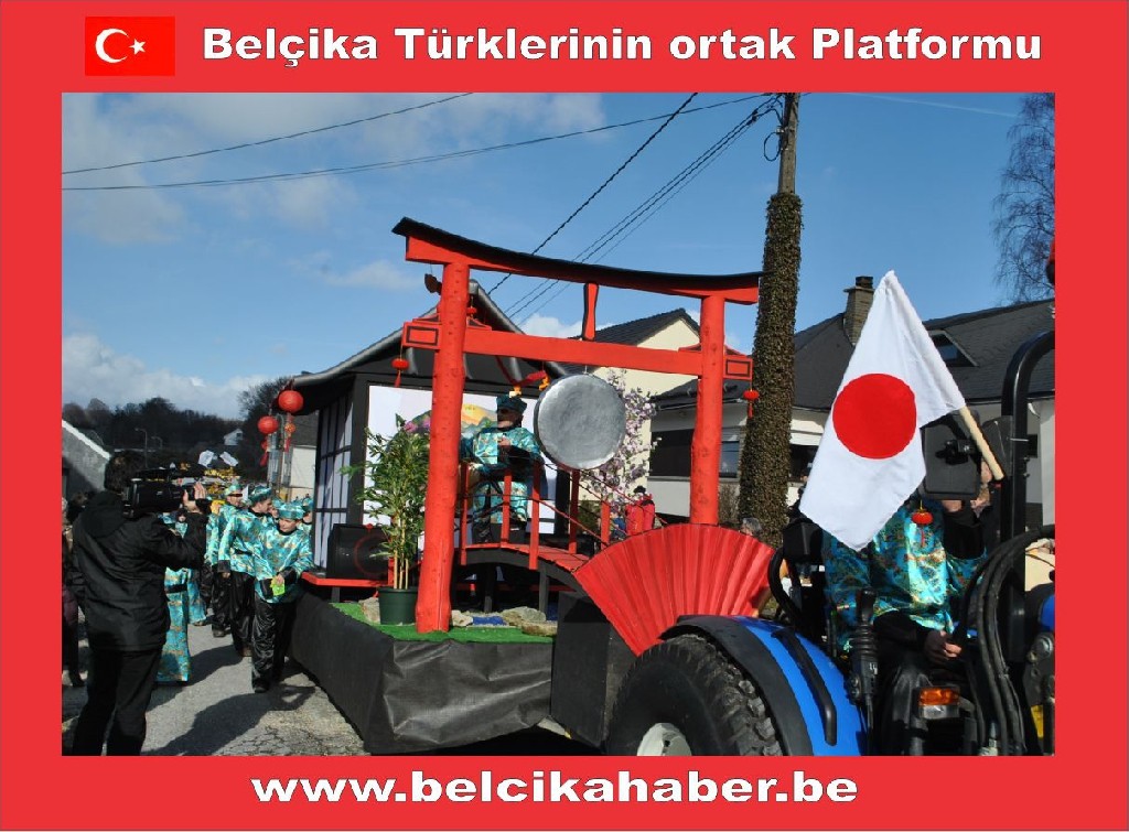 BELÇİKA FAYMONVILLE TÜRK KARNAVALINDA COŞKU VARDI