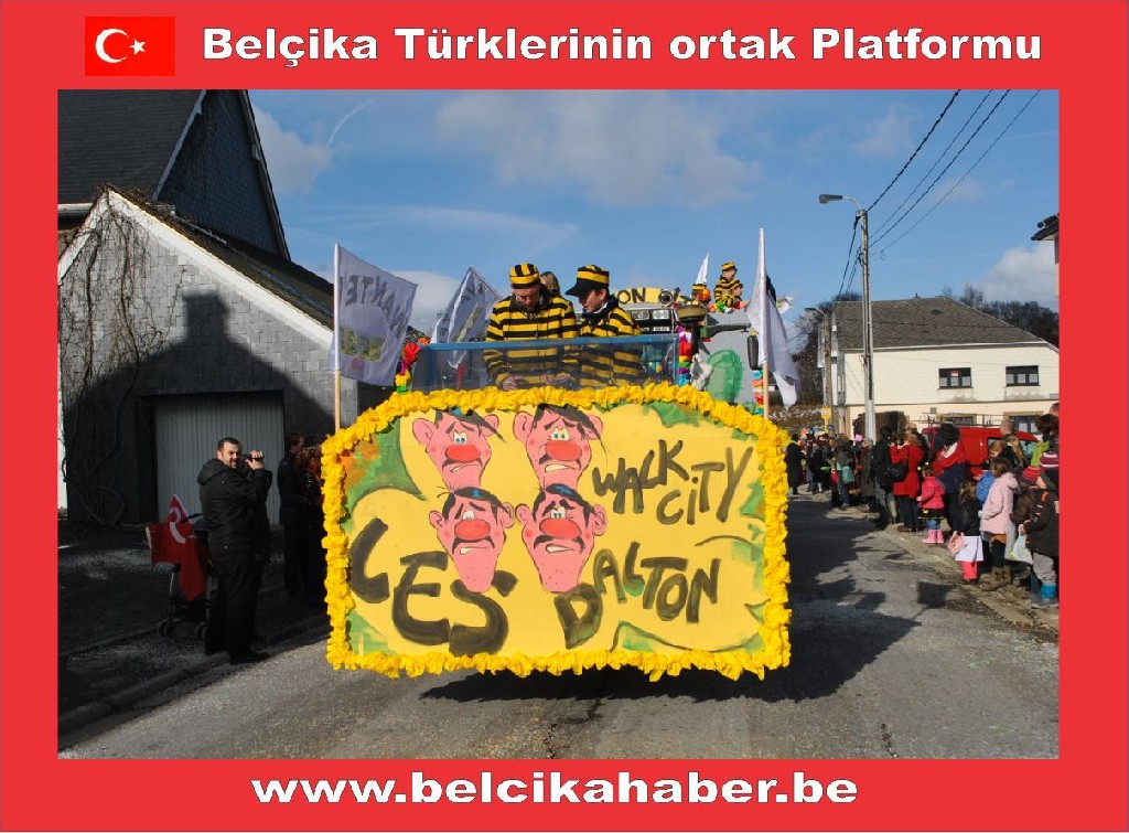 BELÇİKA FAYMONVILLE TÜRK KARNAVALINDA COŞKU VARDI