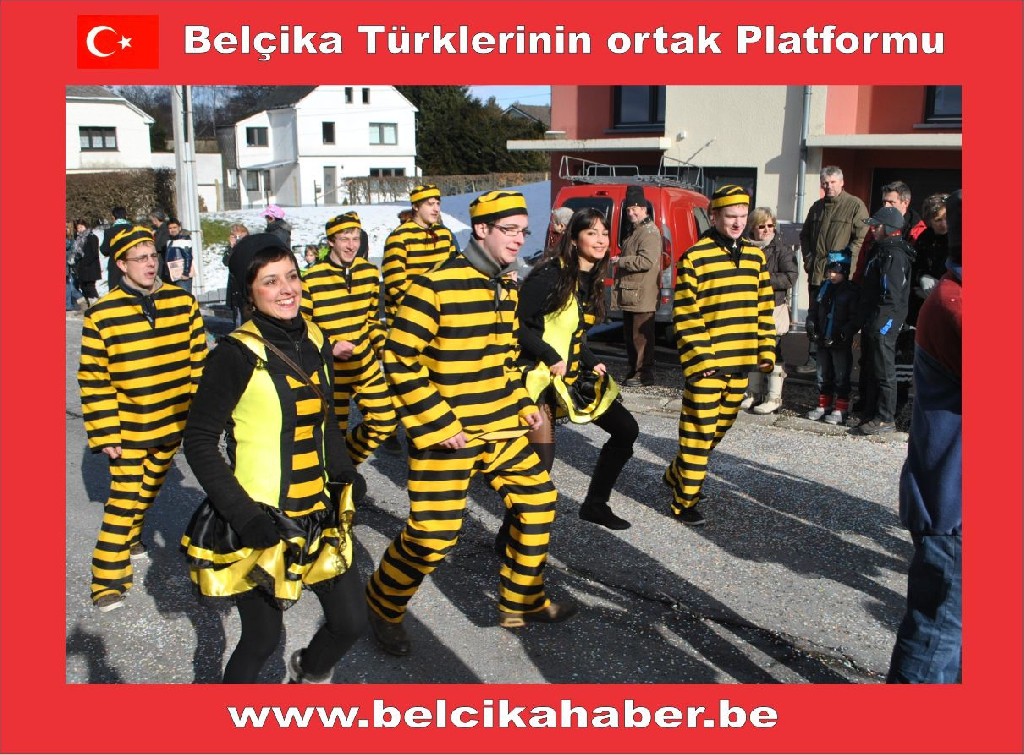 BELÇİKA FAYMONVILLE TÜRK KARNAVALINDA COŞKU VARDI