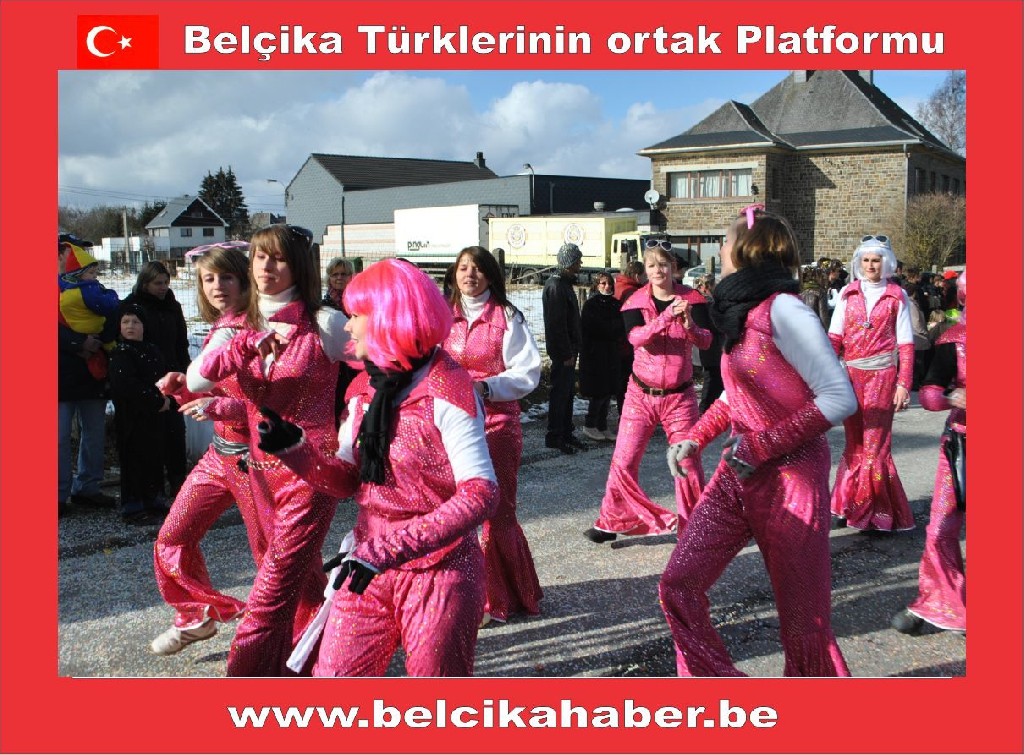 BELÇİKA FAYMONVILLE TÜRK KARNAVALINDA COŞKU VARDI