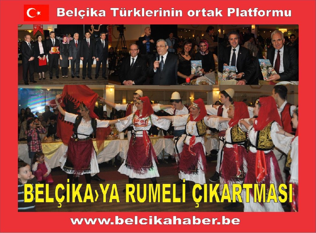 BELÇİKA'DA RUMELİ COŞKUSU YAŞANDI