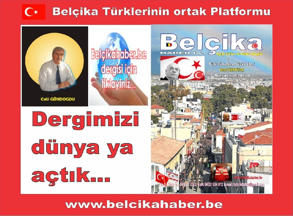 DERGİMİZ ARTIK İNTERNETLE DÜNYA'YA AÇILIYOR