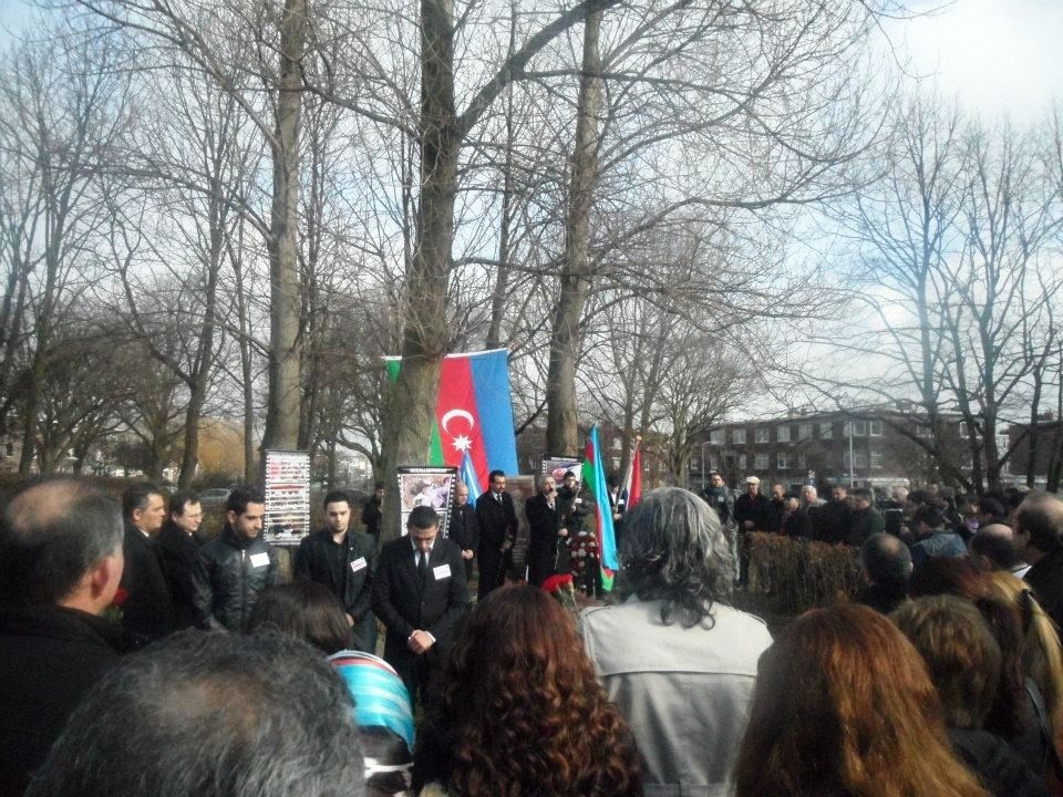 Hocalı Katliamı Hollanda´da Anıldı.