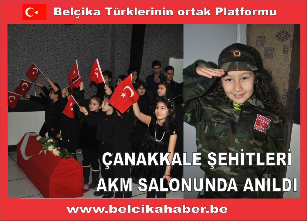 ÇANAKKALE ZAFERİ BRÜKSEL'DE DE UNUTULMADI