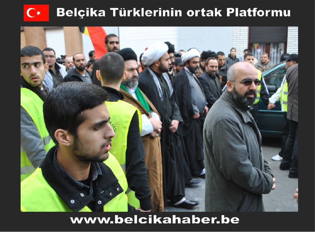 ŞEHİT EDİLEN ŞEYH ABDULLAH'A YÖNELİK SALDIRIYI BRÜKSEL'DE BİNLERCE KİŞİ KINADI