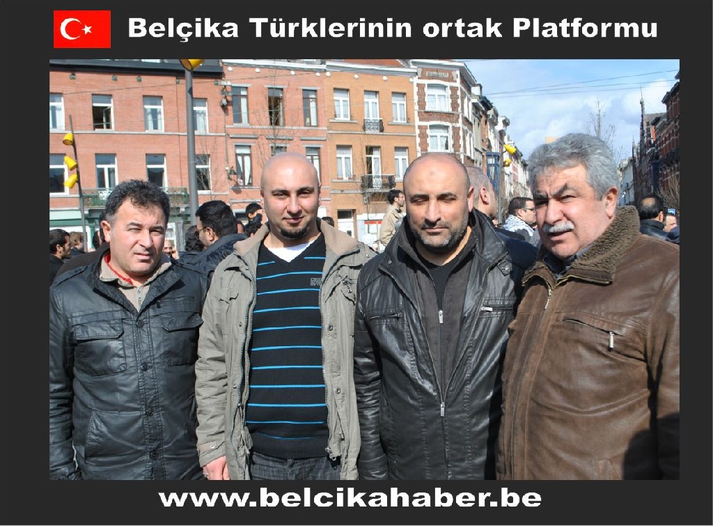 ŞEHİT EDİLEN ŞEYH ABDULLAH'A YÖNELİK SALDIRIYI BRÜKSEL'DE BİNLERCE KİŞİ KINADI