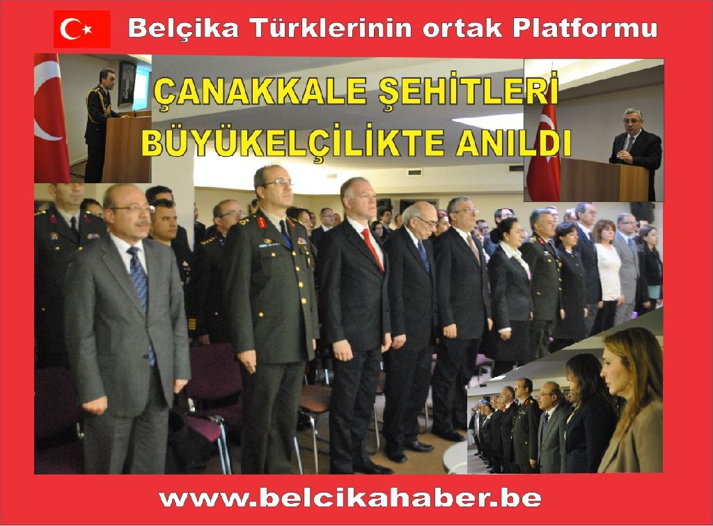 Çanakkale Şehitleri Brüksel´de Anıldı
