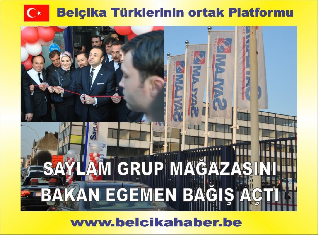 SAYLAM GRUP MAĞAZASINI BAKAN BAĞIŞ AÇTI