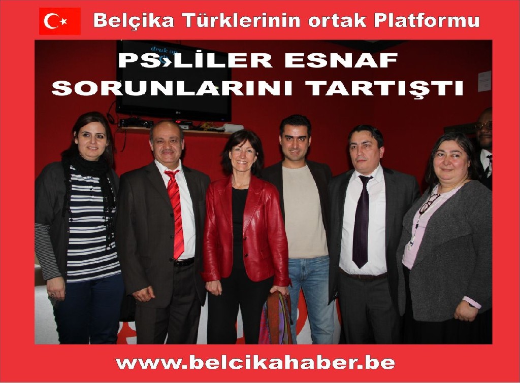 Sosyalist partisi Schaerbeek ilçe teşkilatı  esnafları dinledi.
