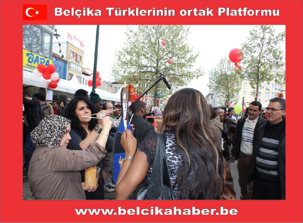 1 MAYIS BRÜKSEL'DE DE KUTLANDI
