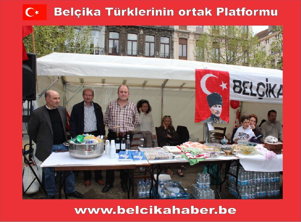 1 MAYIS BRÜKSEL'DE DE KUTLANDI