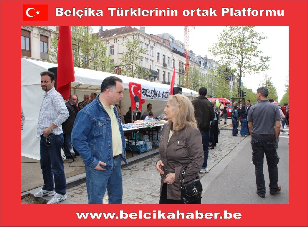 1 MAYIS BRÜKSEL'DE DE KUTLANDI