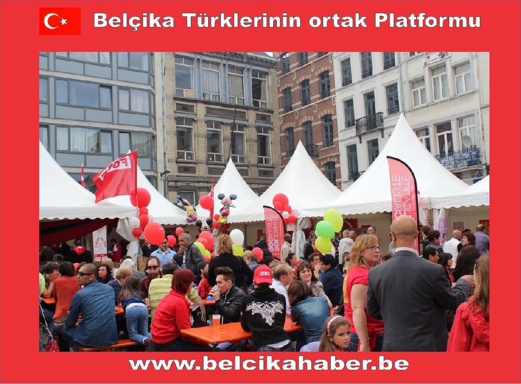 1 MAYIS BRÜKSEL'DE DE KUTLANDI