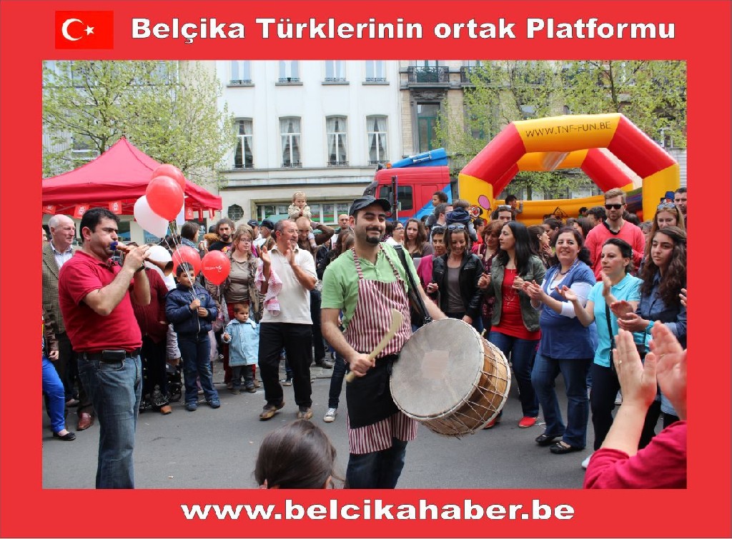 1 MAYIS BRÜKSEL'DE DE KUTLANDI