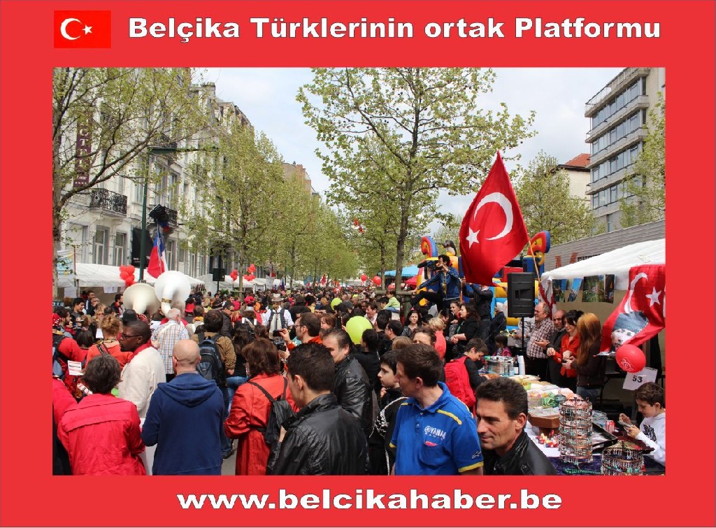 1 MAYIS BRÜKSEL'DE DE KUTLANDI